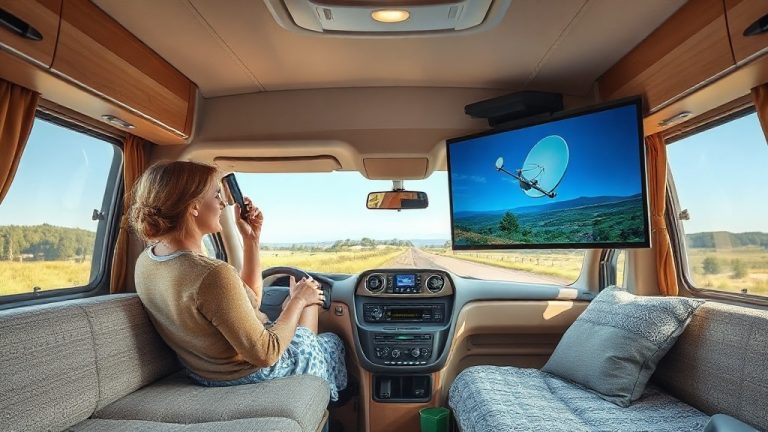 Comment fonctionne la TV par satellite pour un camping-car ?