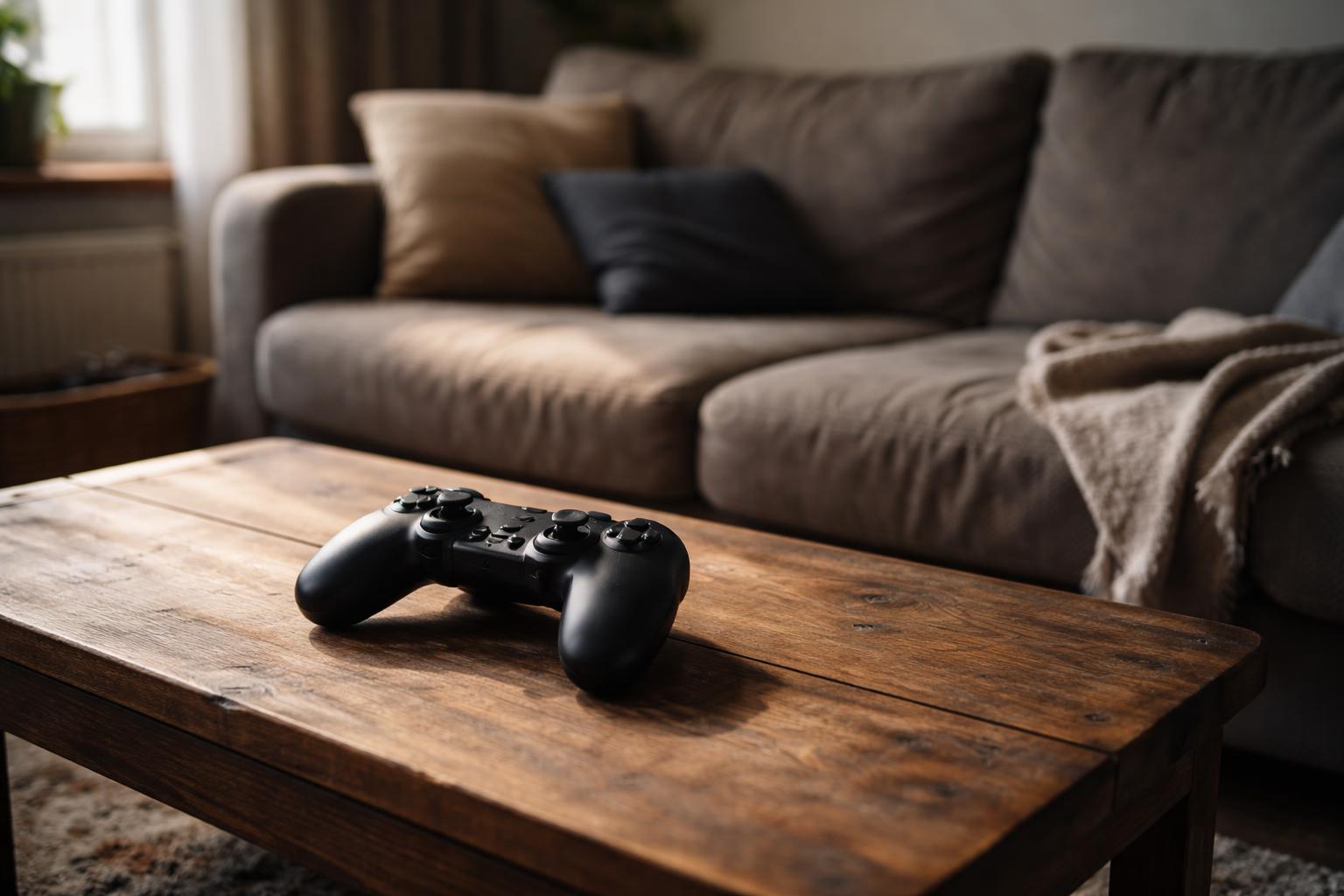 Manette PS4 prête à saisir une séquence de touches